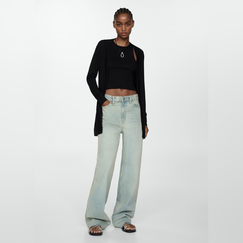 Mango Black Women's Cardigan NWT